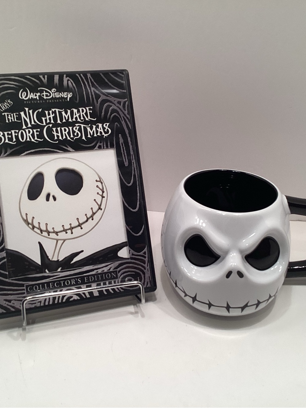 The Nightmare Before Christmas Jack Skellington Ceramic Mug - and DVD